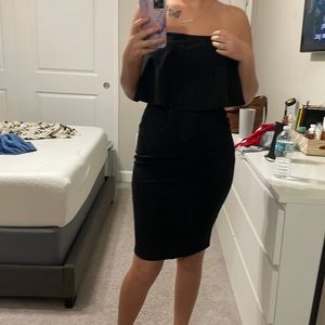 strapless dress
